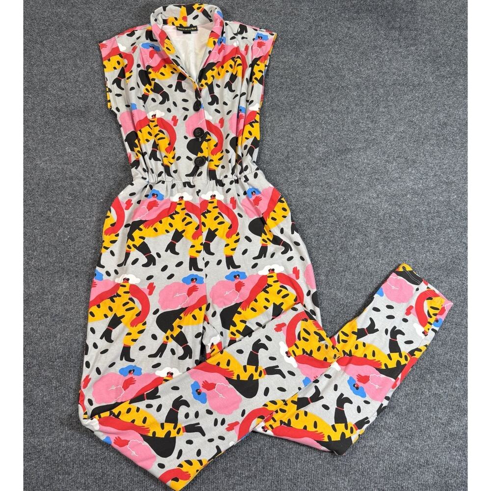 Nooworks Dancing Ladies Magic Suit Jumpsuit Women's Size XS Dopamine EUC
